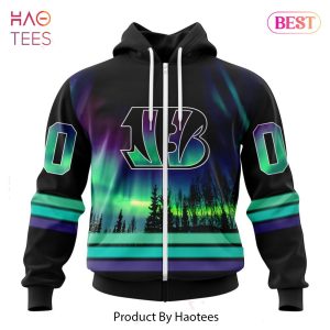 NEW NFL Cincinnati Bengals Special Design With Northern Lights Hoodie