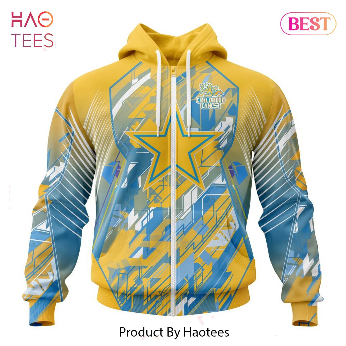 NEW NFL Dallas Cowboysls _ Specialized Design Fearless Against Childhood Cancers Hoodie NEW NFL Dallas Cowboysls _ Specialized Design Fearless Against Childhood Cancers Hoodie