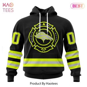 NEW NFL Denver Broncos Special FireFighter Uniform Design Hoodie