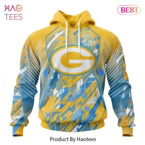 NEW NFL Green Bay Packers _ Specialized Design Fearless Against Childhood Cancers Hoodie