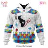 NEW NFL Houston Texans Special Autism Awareness Design Hoodie