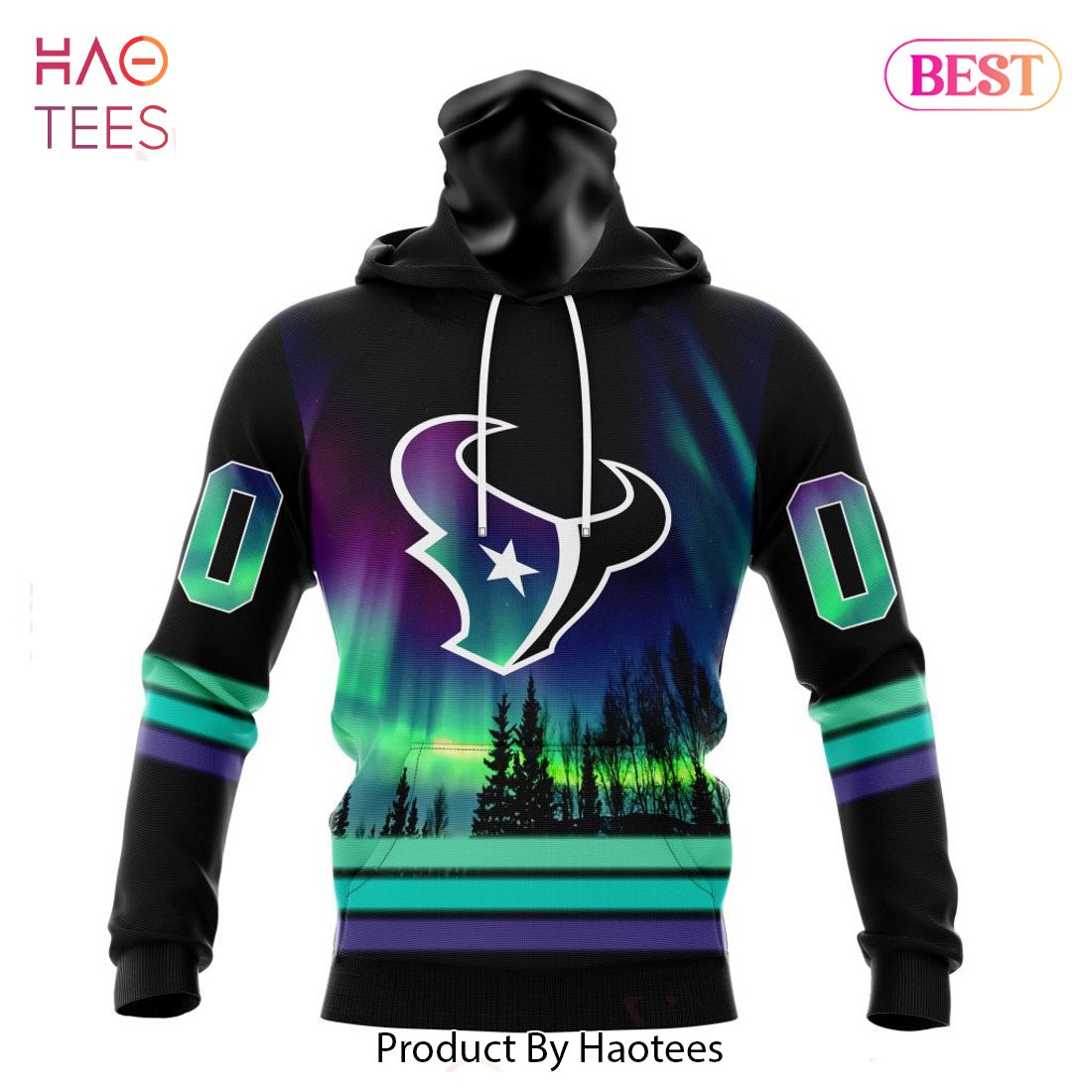 NEW NFL Houston Texans Special Design With Northern Lights Hoodie NEW NFL Houston Texans Special Design With Northern Lights Hoodie