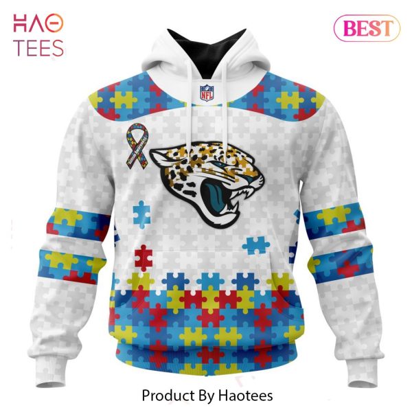 NEW NFL Jacksonville Jaguars Special Autism Awareness Design Hoodie