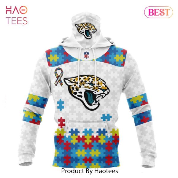 NEW NFL Jacksonville Jaguars Special Autism Awareness Design Hoodie