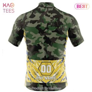 NEW NFL Los Angeles Rams Special Camo Design Cycling Jersey Hoodie