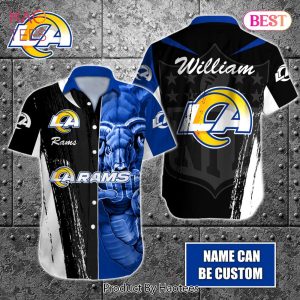 NEW NFL Los Angeles Rams Special Design Button Shirt V2315 Hoodie