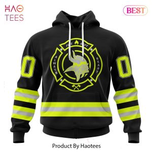 NEW NFL Minnesota Vikings Special FireFighter Uniform Design Hoodie