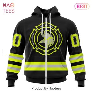 NEW NFL Minnesota Vikings Special FireFighter Uniform Design Hoodie
