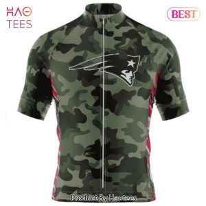 NEW NFL New England Patriots Special Camo Design Cycling Jersey Hoodie