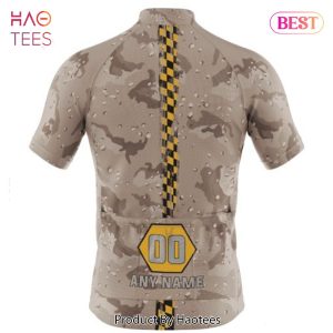 NEW NFL Pittsburgh Steelers Special Desert Camo Design Cycling Jersey Hoodie