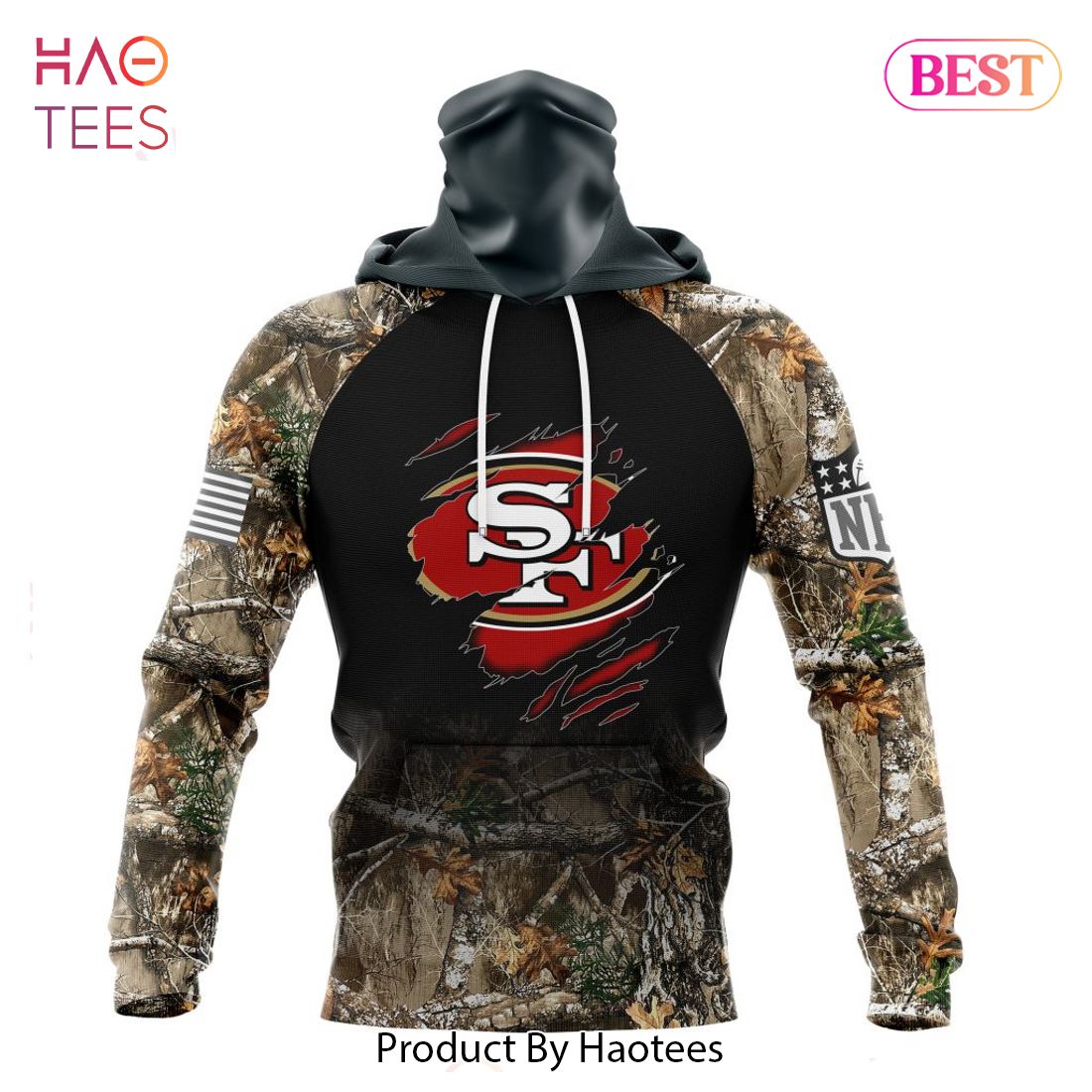 NEW NFL San Francisco 49ers Special Camo Hunting Design Hoodie NEW NFL San Francisco 49ers Special Camo Hunting Design Hoodie