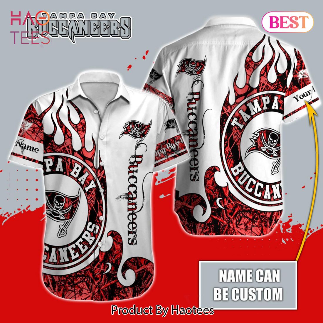 Personalized Tampa Bay Buccaneers Nfl Custom Name 3D All Over