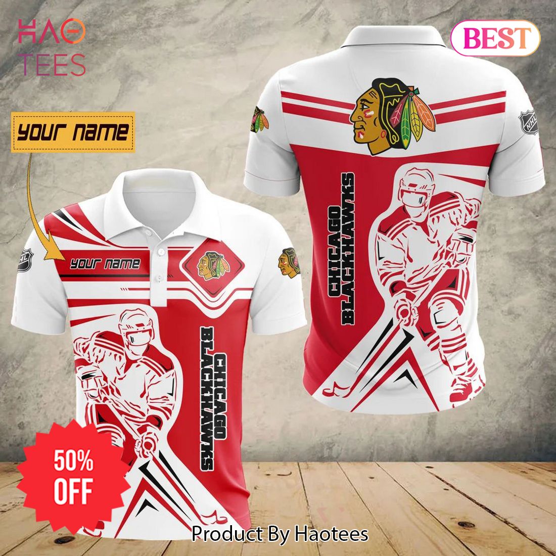 NEW NHL Chicago Blackhawks Special Polo Concept NEW NHL Chicago Blackhawks Special Polo Concept