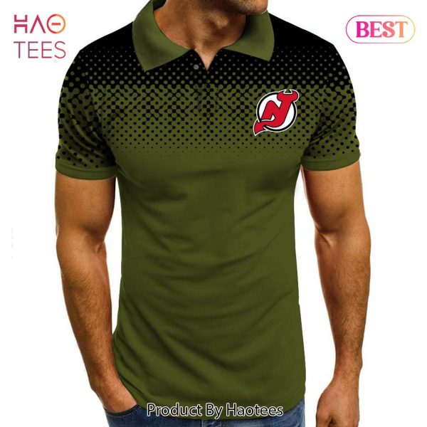 NEW NHL New Jersey Devils Special Multi Color Polo