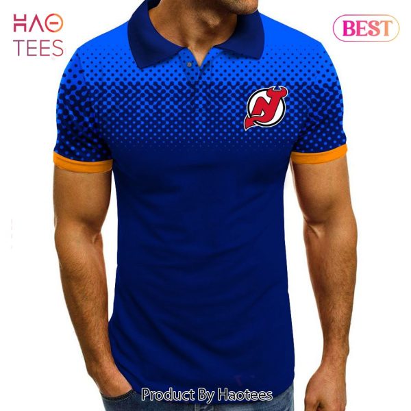 NEW NHL New Jersey Devils Special Multi Color Polo
