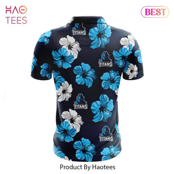 NEW NRL Gold Coast Titans Special Aloha Golf Polo Design