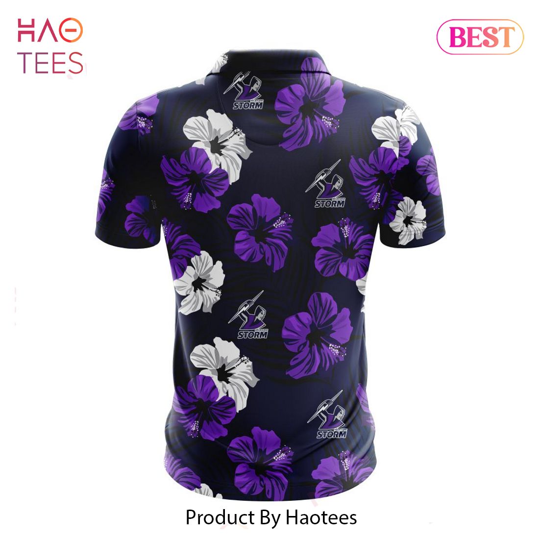 NEW NRL Melbourne Storm Special Aloha Golf Polo Design NEW NRL Melbourne Storm Special Aloha Golf Polo Design