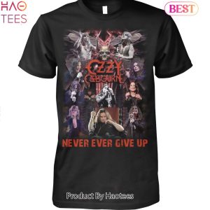 NEW Ozzy Osbourne Never Give Up Unisex T-Shirt