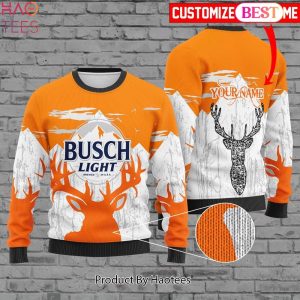 NEW Personalized Busch Light Christmas Sweater