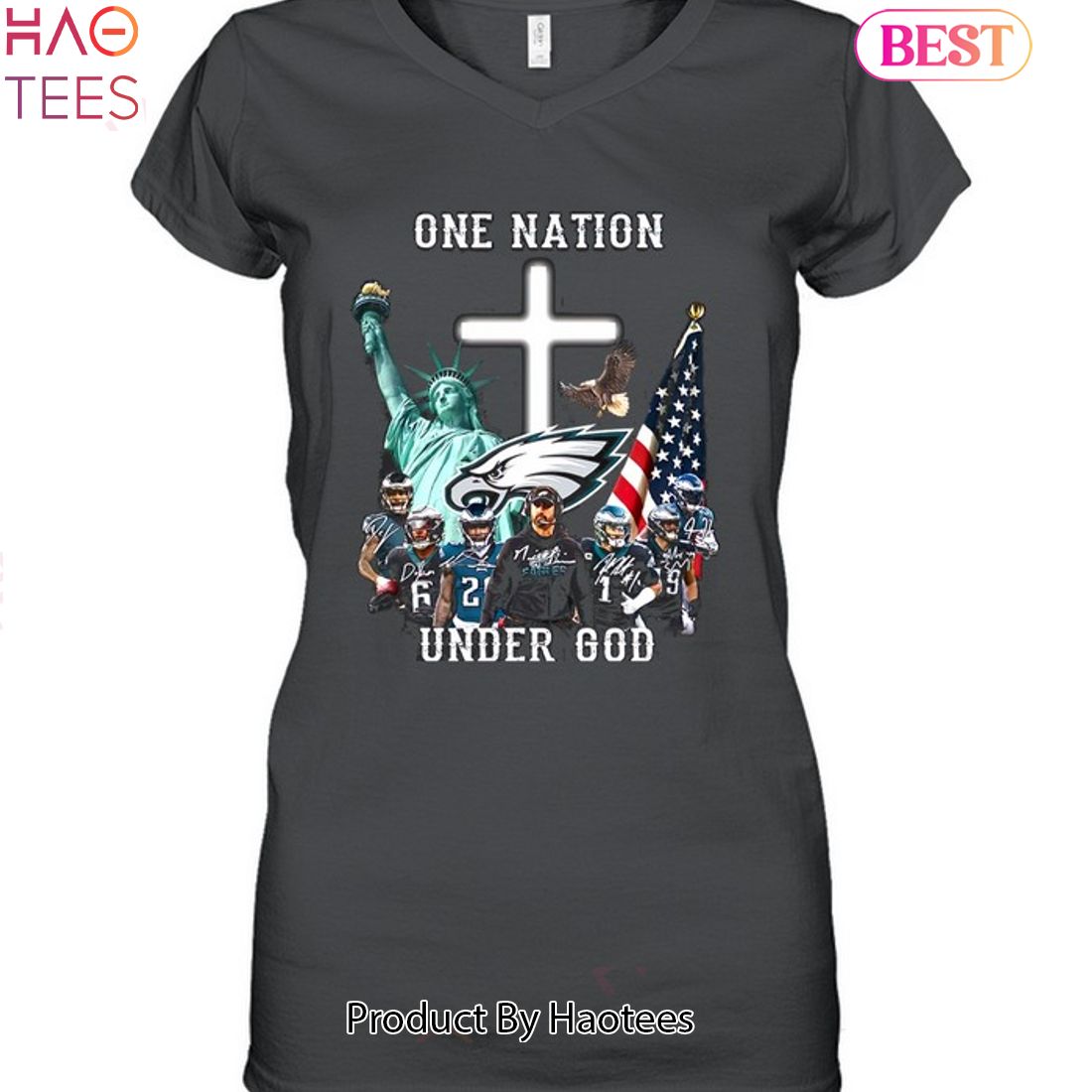 NEW Philadelphia Eagles 1st Under God Unisex T-Shirt NEW Philadelphia Eagles 1st Under God Unisex T-Shirt
