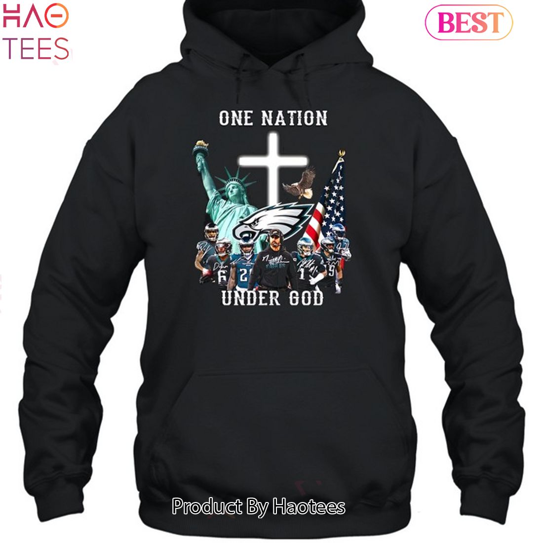 NEW Philadelphia Eagles 1st Under God Unisex T-Shirt NEW Philadelphia Eagles 1st Under God Unisex T-Shirt