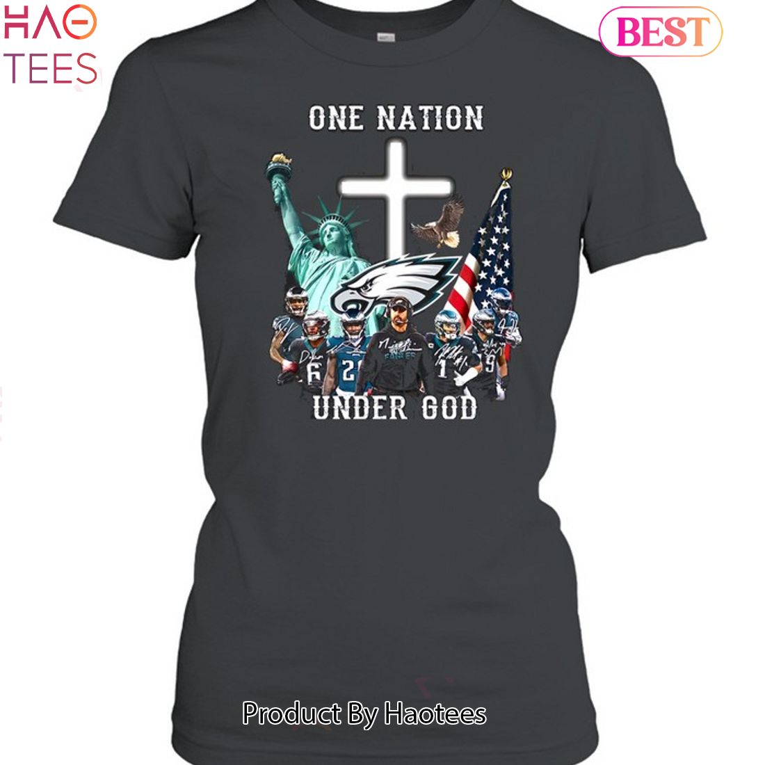NEW Philadelphia Eagles 1st Under God Unisex T-Shirt NEW Philadelphia Eagles 1st Under God Unisex T-Shirt