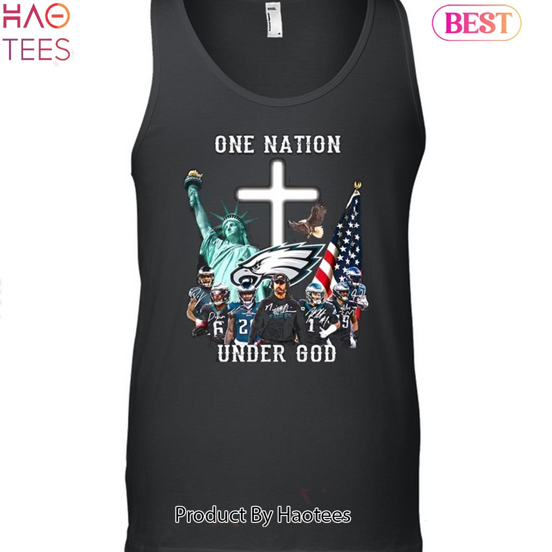 NEW Philadelphia Eagles 1st Under God Unisex T-Shirt NEW Philadelphia Eagles 1st Under God Unisex T-Shirt