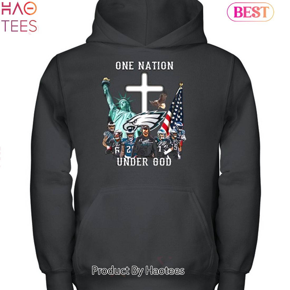 NEW Philadelphia Eagles 1st Under God Unisex T-Shirt NEW Philadelphia Eagles 1st Under God Unisex T-Shirt