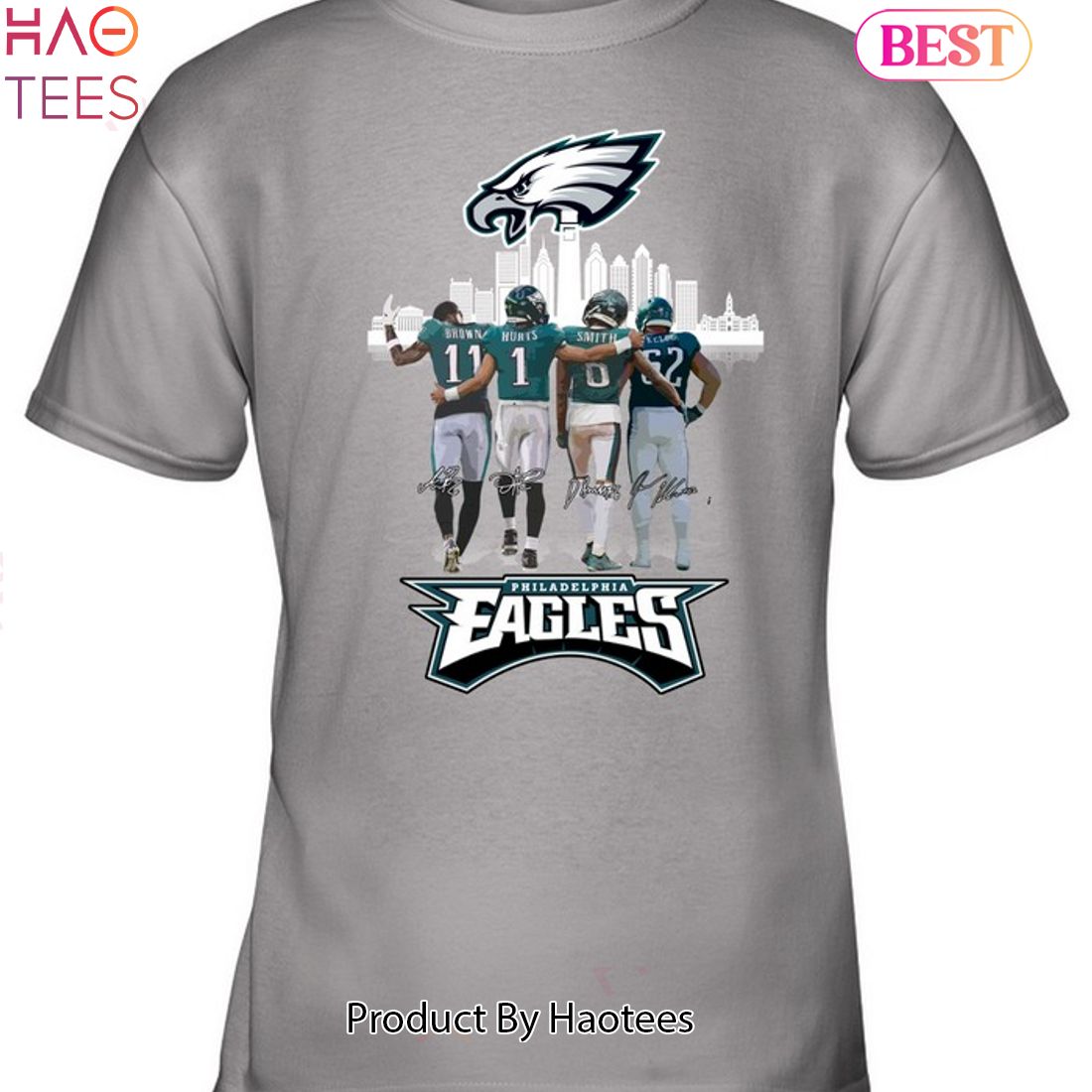 Philadelphia Eagles Men s Short Sleeved Plus Size T Shirt in 2023