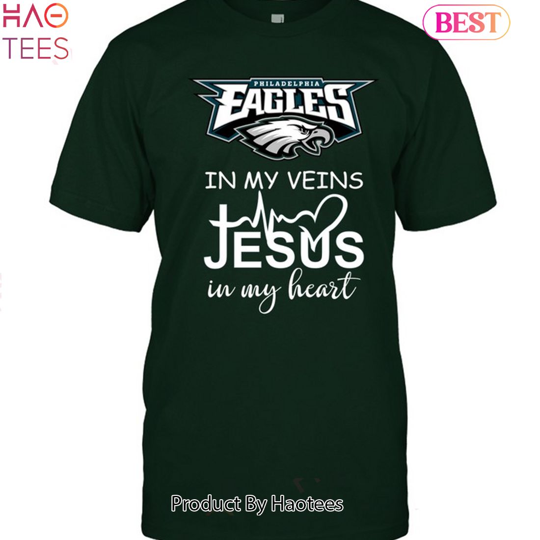 NEW Philadelphia Eagles In My Veins Unisex T-Shirt