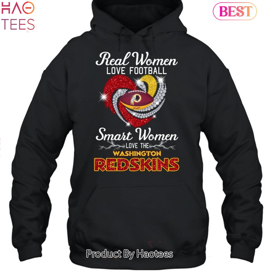 Real Women Love Football Washington Redskins Shirt - Yesweli