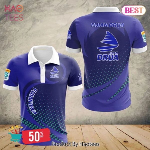 NEW Super Rugby Fijian Drua Special Polo Design