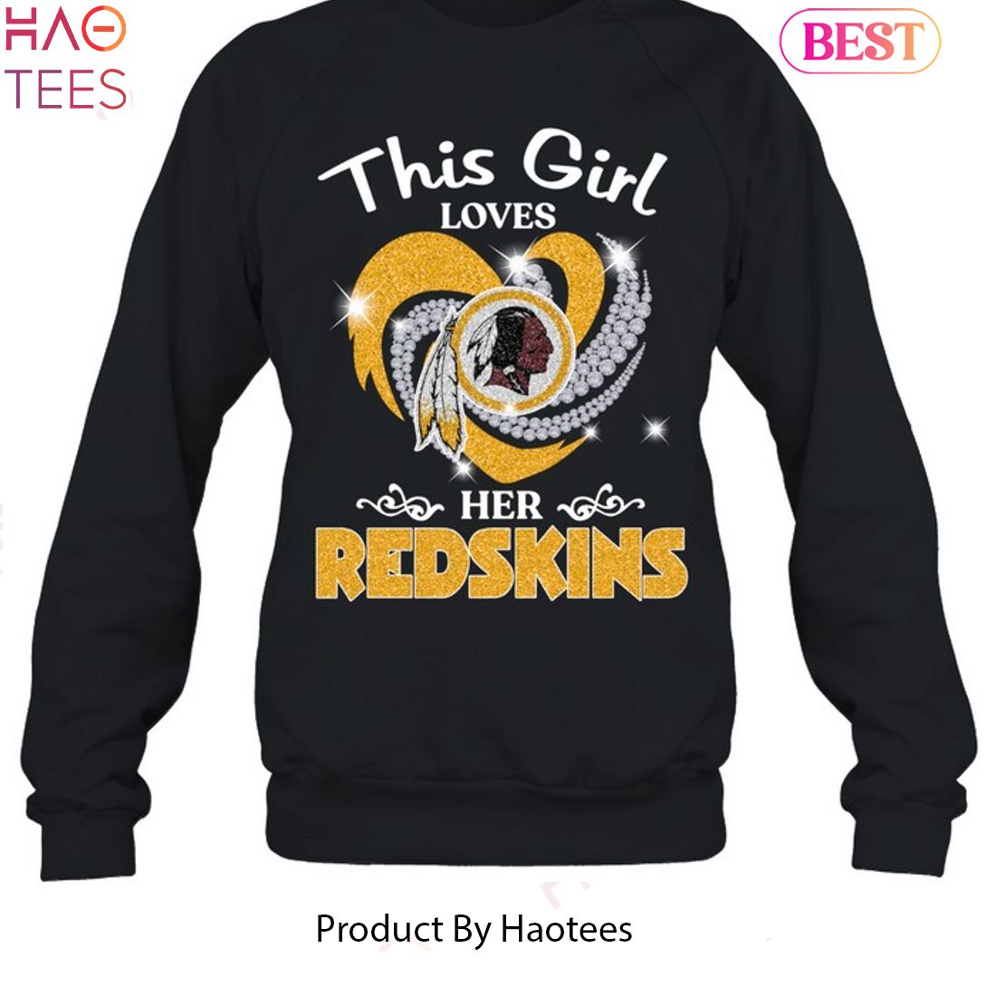 Girls redskins hot sale shirt