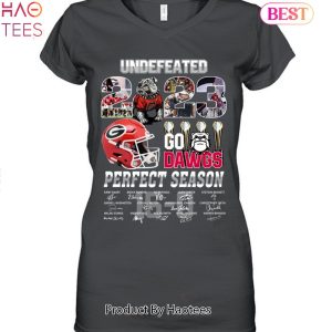 NEW Undefeated 2023 Go Dowgs Perfect Season Georgia Bulldogs Unisex T-Shirt