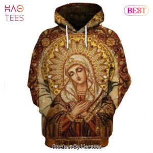 NEW Virgin Mary Version 001 3D Printing Limited Edition Hoodie Long Sleeve Tshirt Hoodie