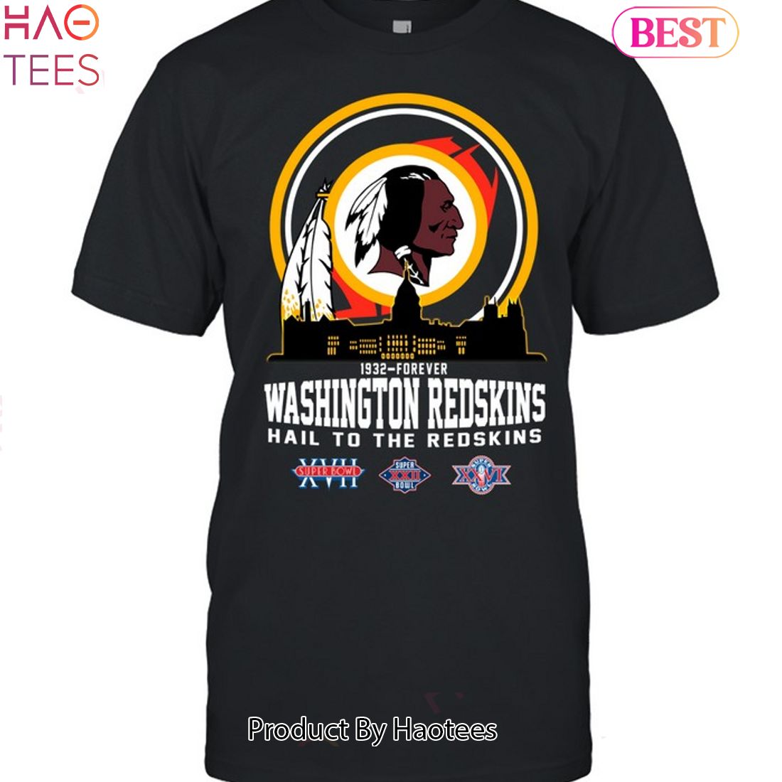 Washington Redskins Hoodies Unisex Pullover Hooded Sweatshirt Casual Jacket  Gift