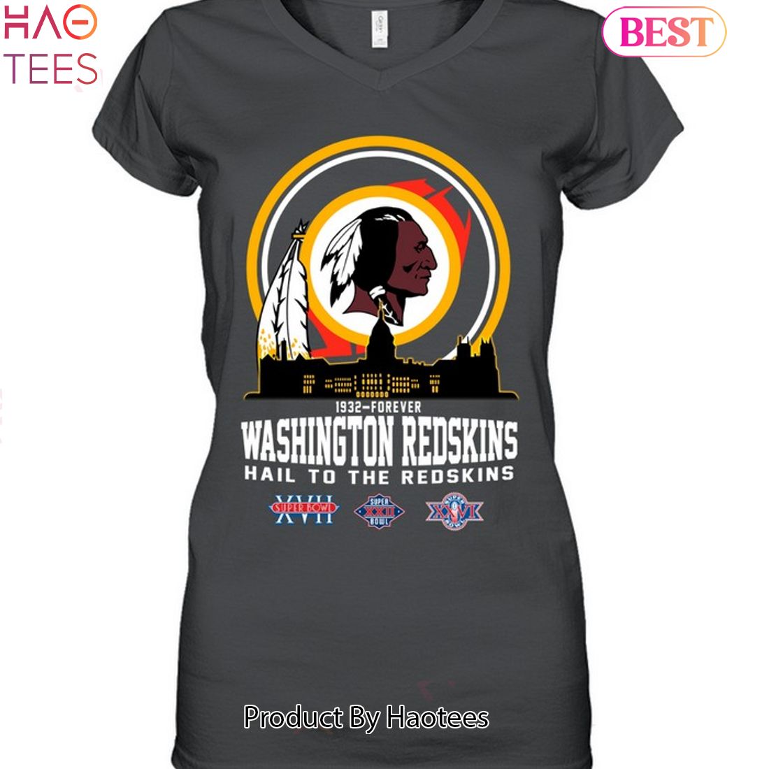 NEW Washington Redskins 1932 Forever Hail To The Redskins Unisex T