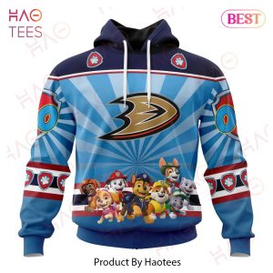 NHL Anaheim Ducks Special Paw Patrol Kits Hoodie