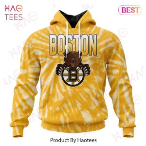 NHL Boston Bruins Special Retro Vintage Tie – Dye Hoodie