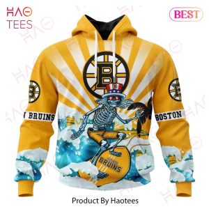 NHL Boston Bruins Specialized Kits For The Grateful Dead Hoodie
