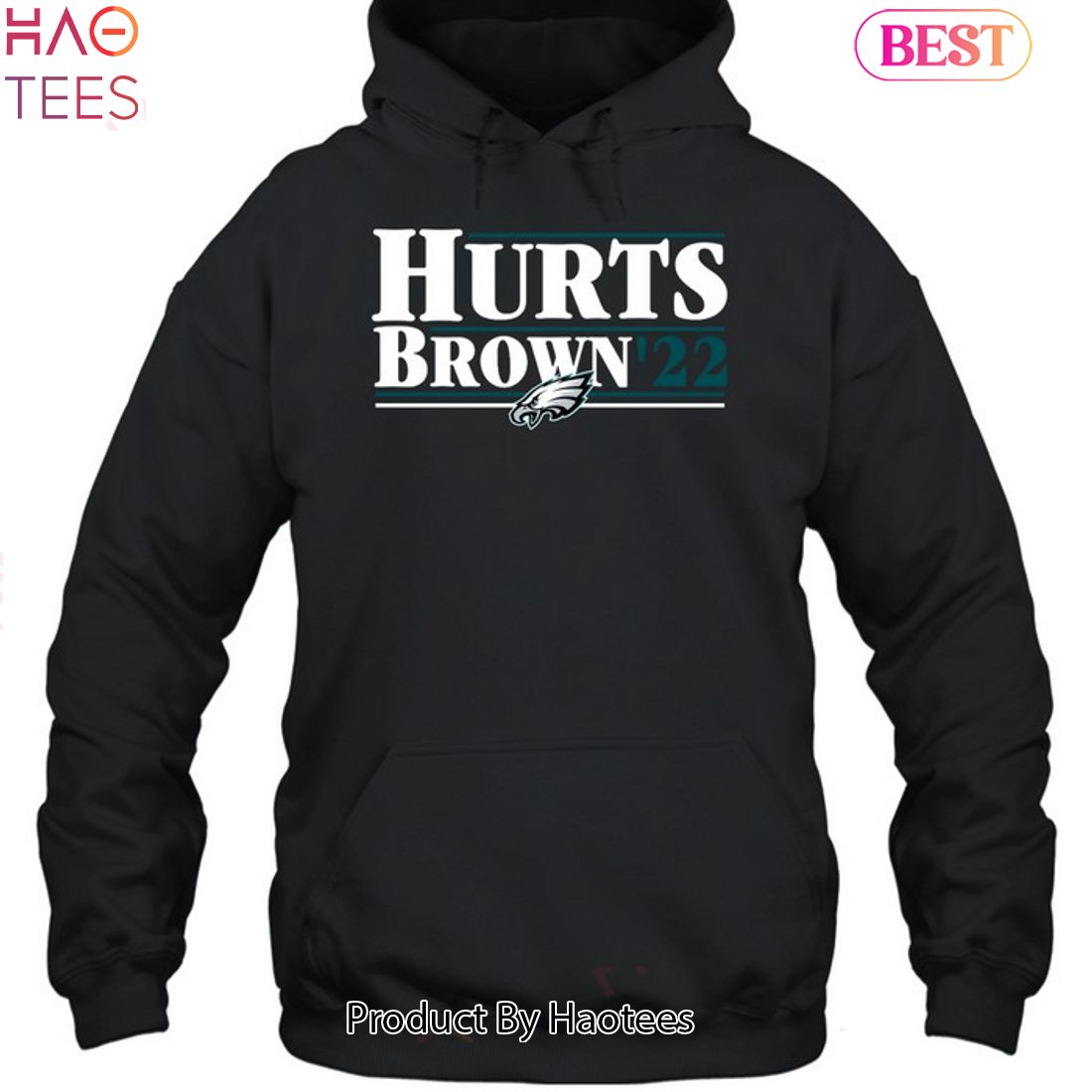 Philadelphia Eagles Hurts Brown 22 Unisex T-Shirt Philadelphia Eagles Hurts Brown 22 Unisex T-Shirt