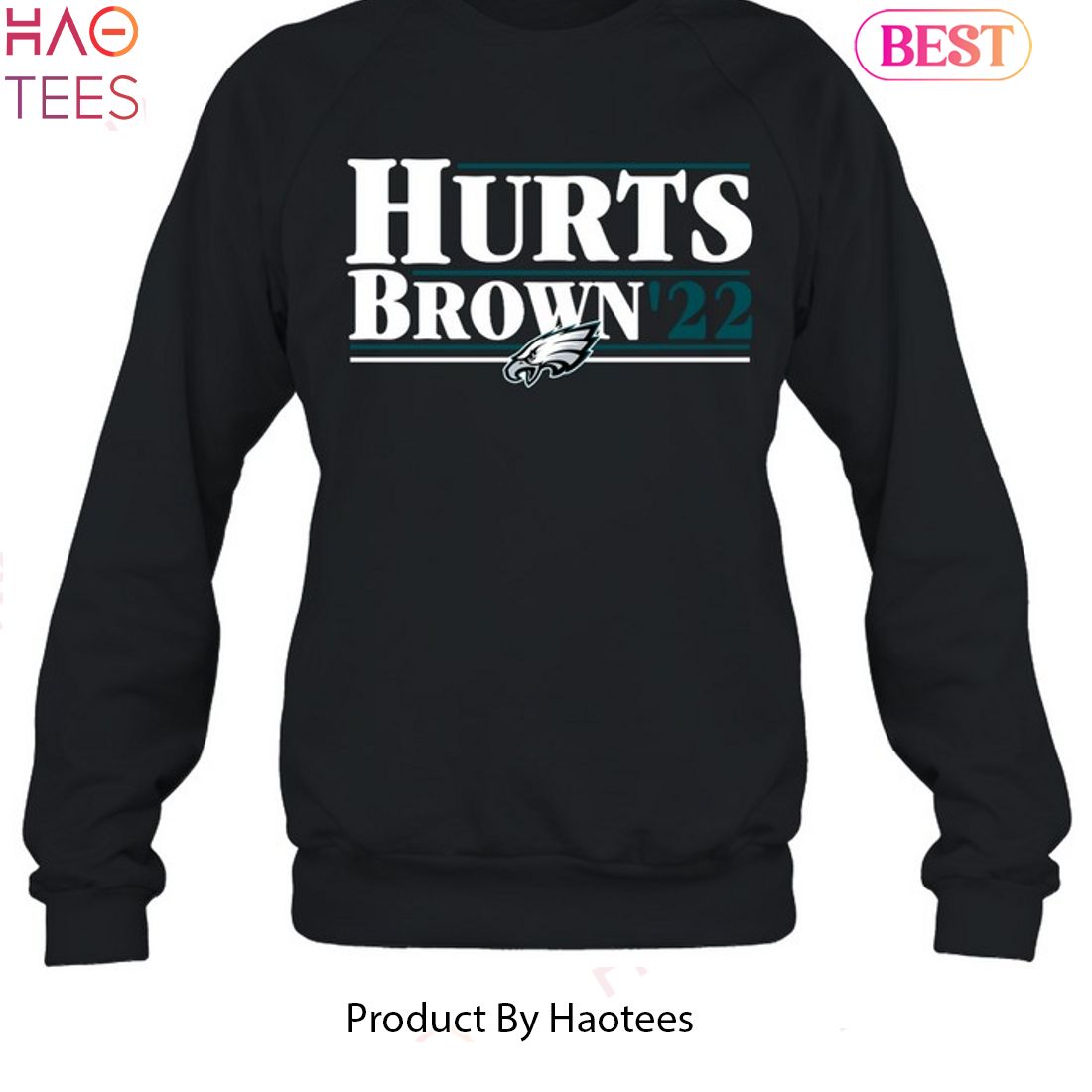 Philadelphia Eagles Hurts Brown 22 Unisex T-Shirt Philadelphia Eagles Hurts Brown 22 Unisex T-Shirt