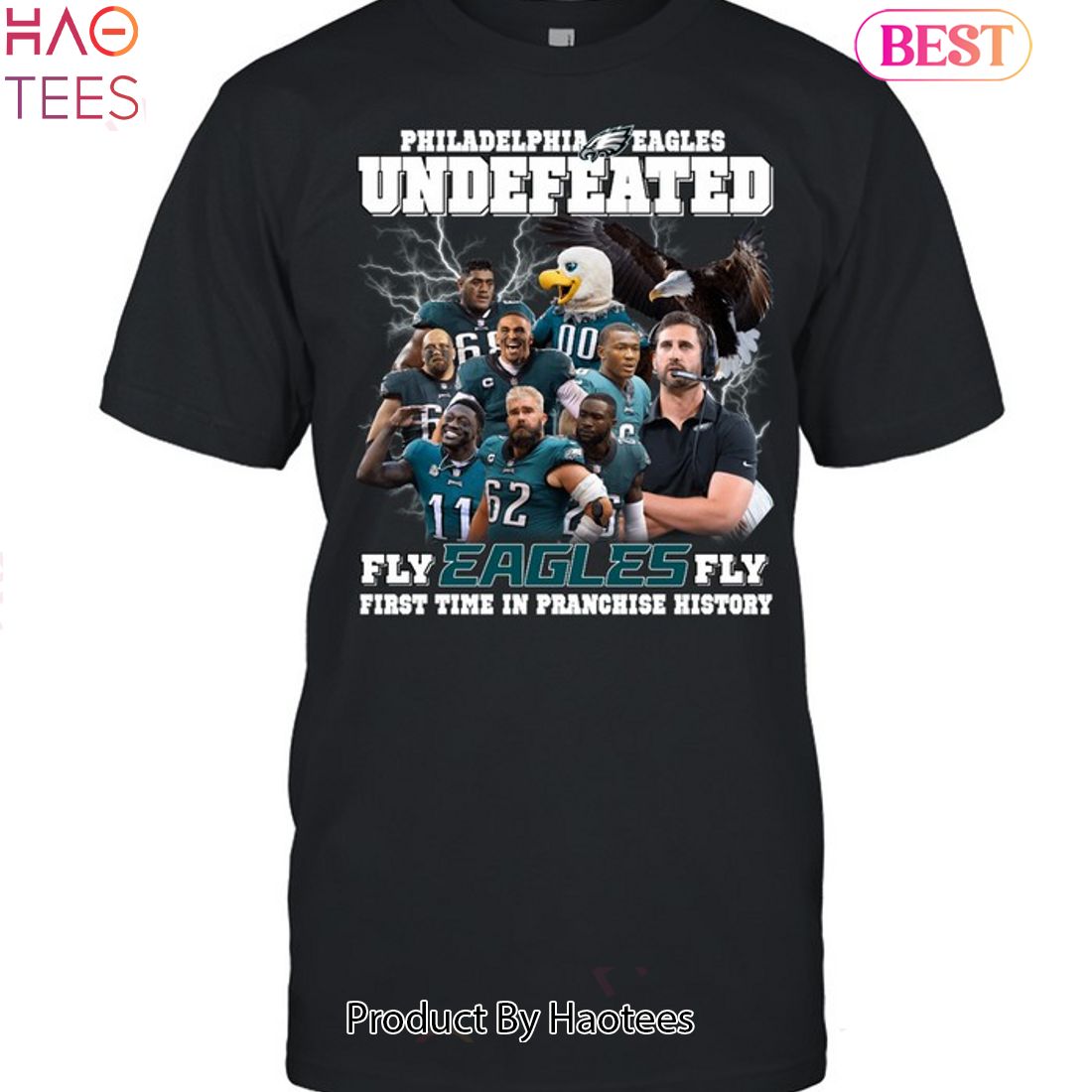 Philadelphia Eagles Undefeated Fly Eagles Fly First Time In