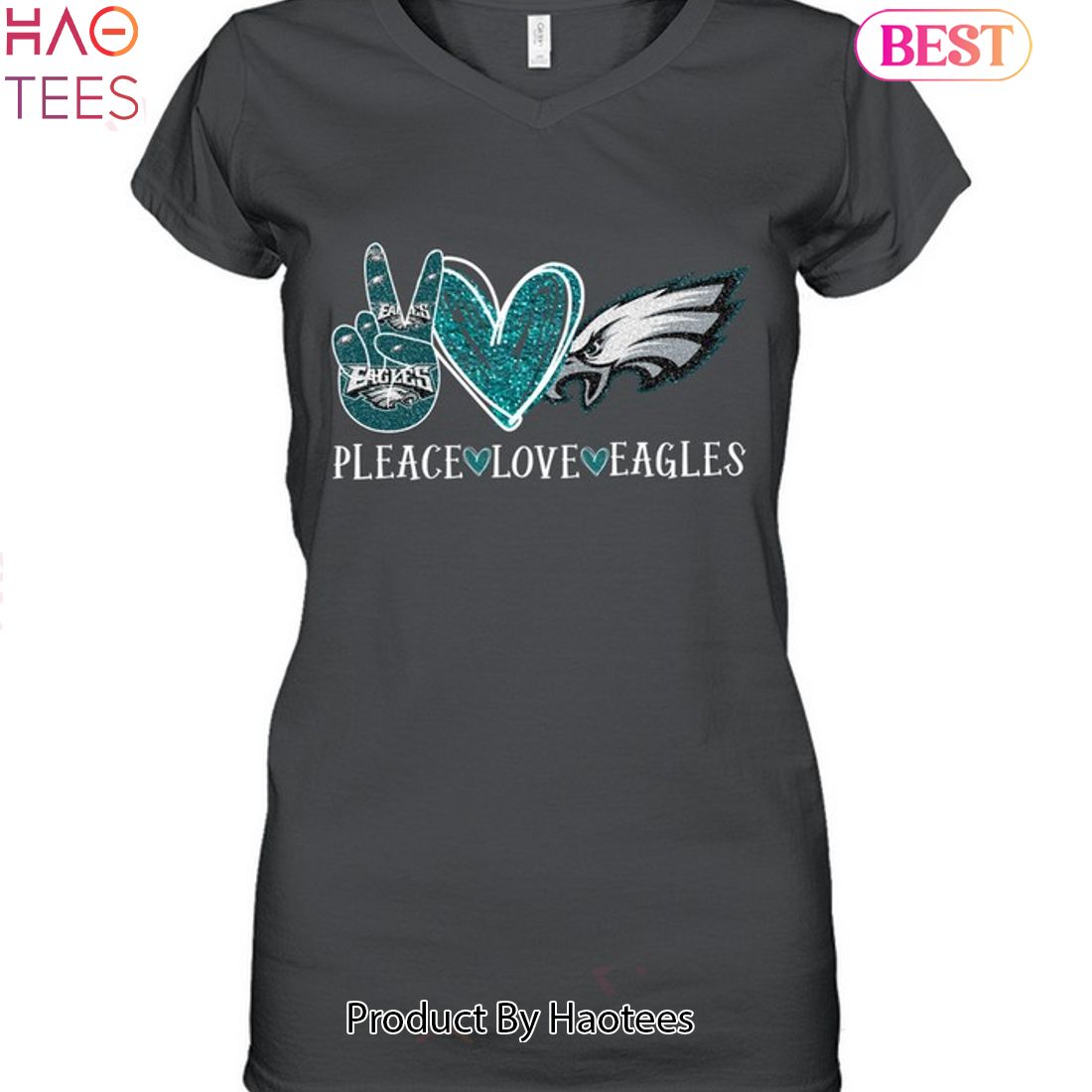 Pleace Love Philadelphia Eagles Unisex T-Shirt Pleace Love Philadelphia Eagles Unisex T-Shirt