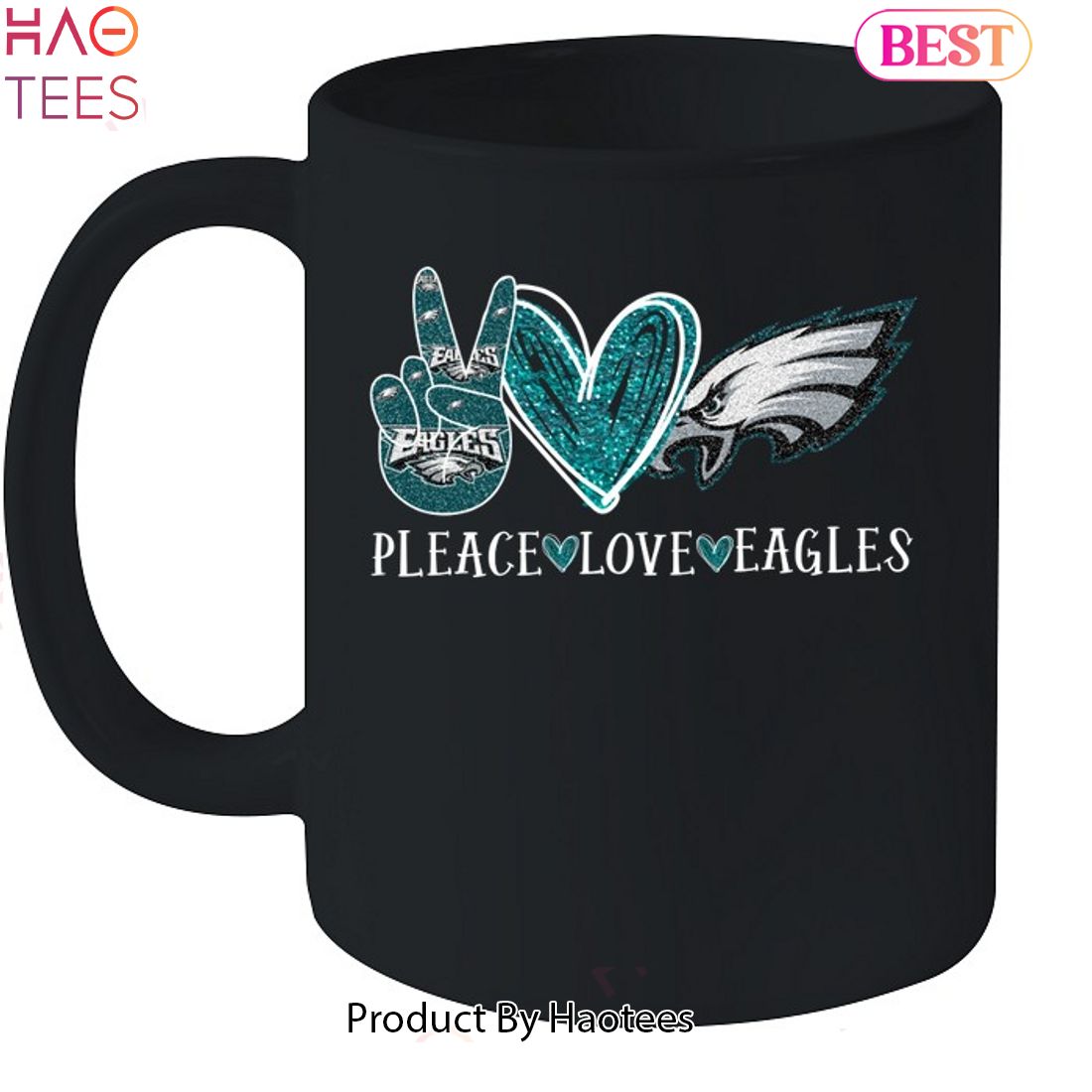 Pleace Love Philadelphia Eagles Unisex T-Shirt Pleace Love Philadelphia Eagles Unisex T-Shirt