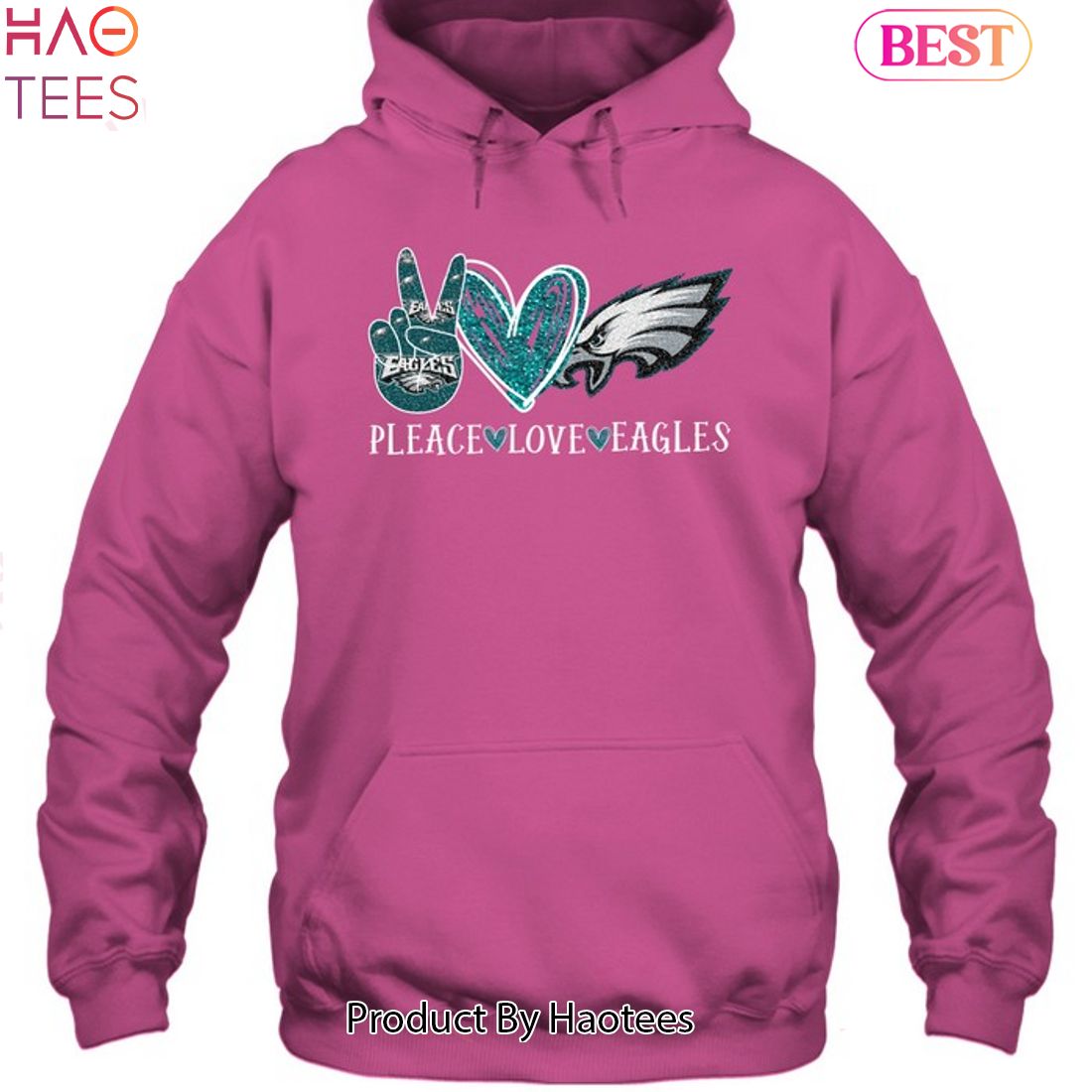 Pleace Love Philadelphia Eagles Unisex T-Shirt Pleace Love Philadelphia Eagles Unisex T-Shirt
