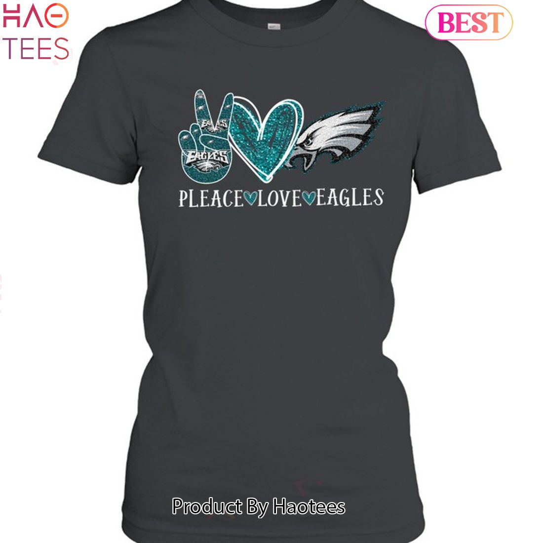 Pleace Love Philadelphia Eagles Unisex T-Shirt Pleace Love Philadelphia Eagles Unisex T-Shirt