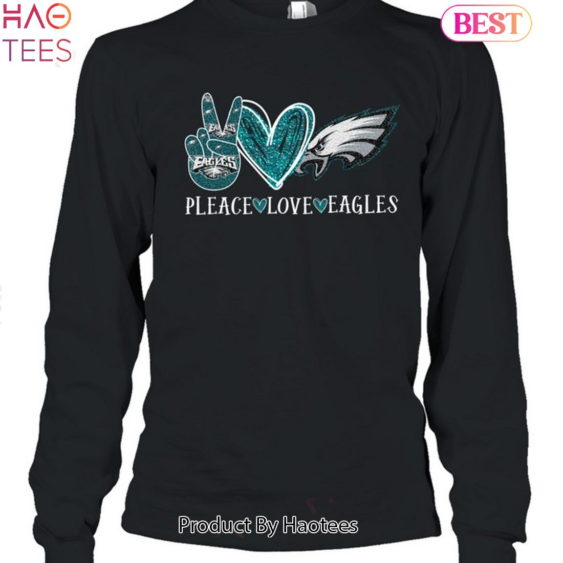 Pleace Love Philadelphia Eagles Unisex T-Shirt Pleace Love Philadelphia Eagles Unisex T-Shirt