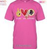 Pleace Love Redskins Washington Redskins Unisex T-Shirt