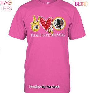 Pleace Love Redskins Washington Redskins Unisex T-Shirt